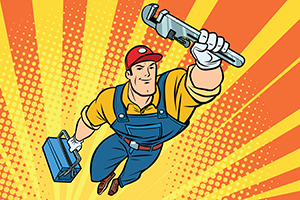 Sanitary superheroes