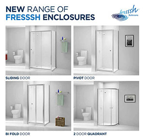 Primaflow F&P new shower enclosure range