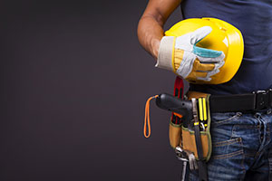 Tradespeople at work