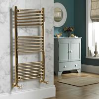 Dark Gold Art Moderne II Towel Warmer