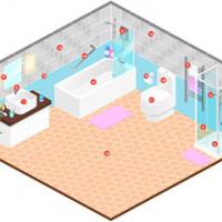 Plan of a typical bathroom - Experts Reveal How To Make Your Bathroom Last Longer