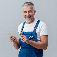 Plumber on an iPad