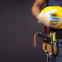 Tradespeople at work