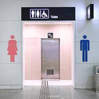 Public toilets with toilet charge