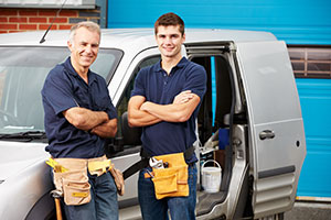 Two self-employed plumbers